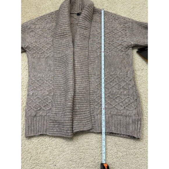 NWT Frye Long Open Front Wool Blend Cardigan In Terrain Heather Women’s Sz S - Picture 12 of 14